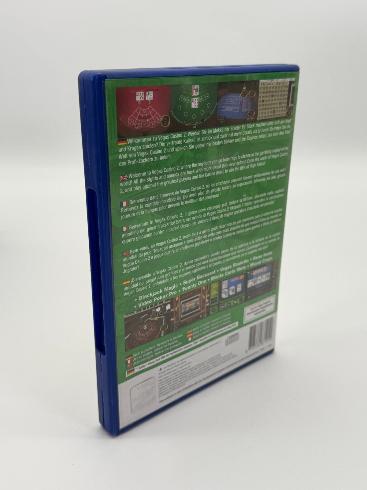 Vegas Casino 2 Sony Playstation 2 guter Zustand CIB OVP
