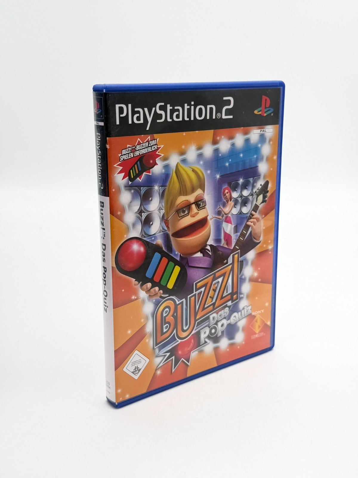 Buzz Le Pop Quiz Sony Playstation 2 Très bon état CIB OVP