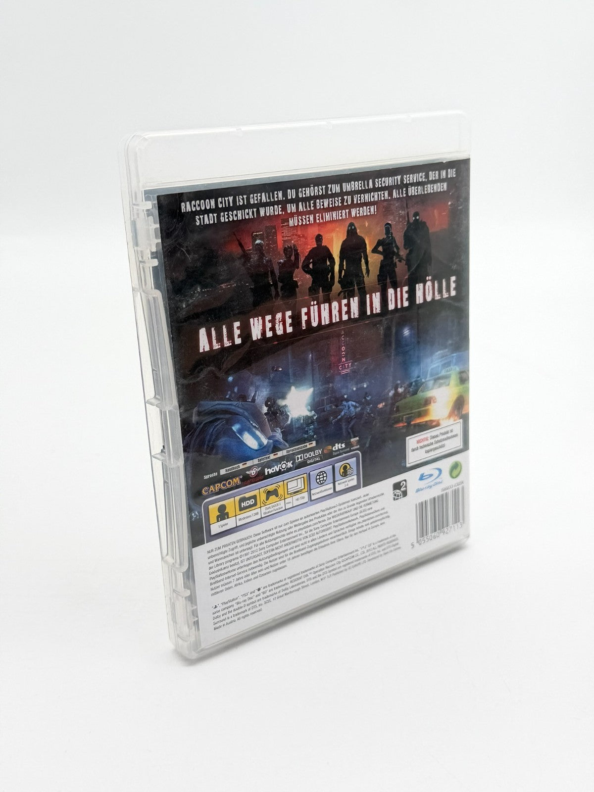 Resident Evil Operation Racoon City Sony Playstation 3 Sehr guter Zustand CIB