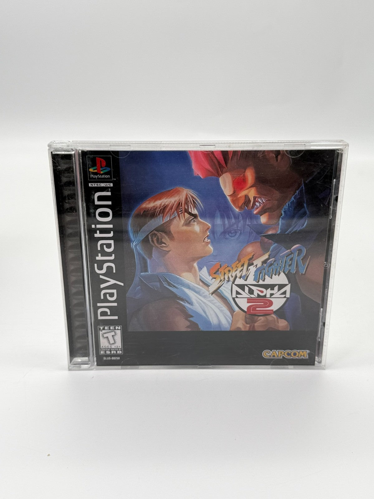 Street Fighter Alpha 2 Sony Playstation 1 NTSC-U/C guter Zustand CIB OVP