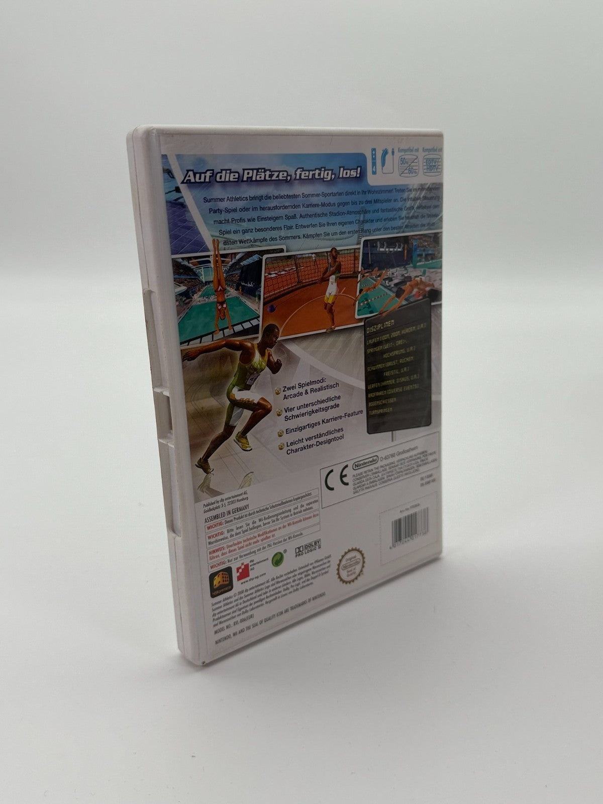 Summer Athletics Nintendo Wii guter Zustand CIB OVP