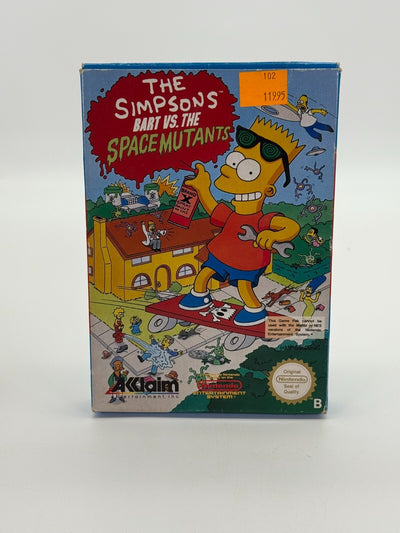 The Simpsons: Bart vs. The Space Mutants Nintendo NES Bon - Très bon CIB OVP