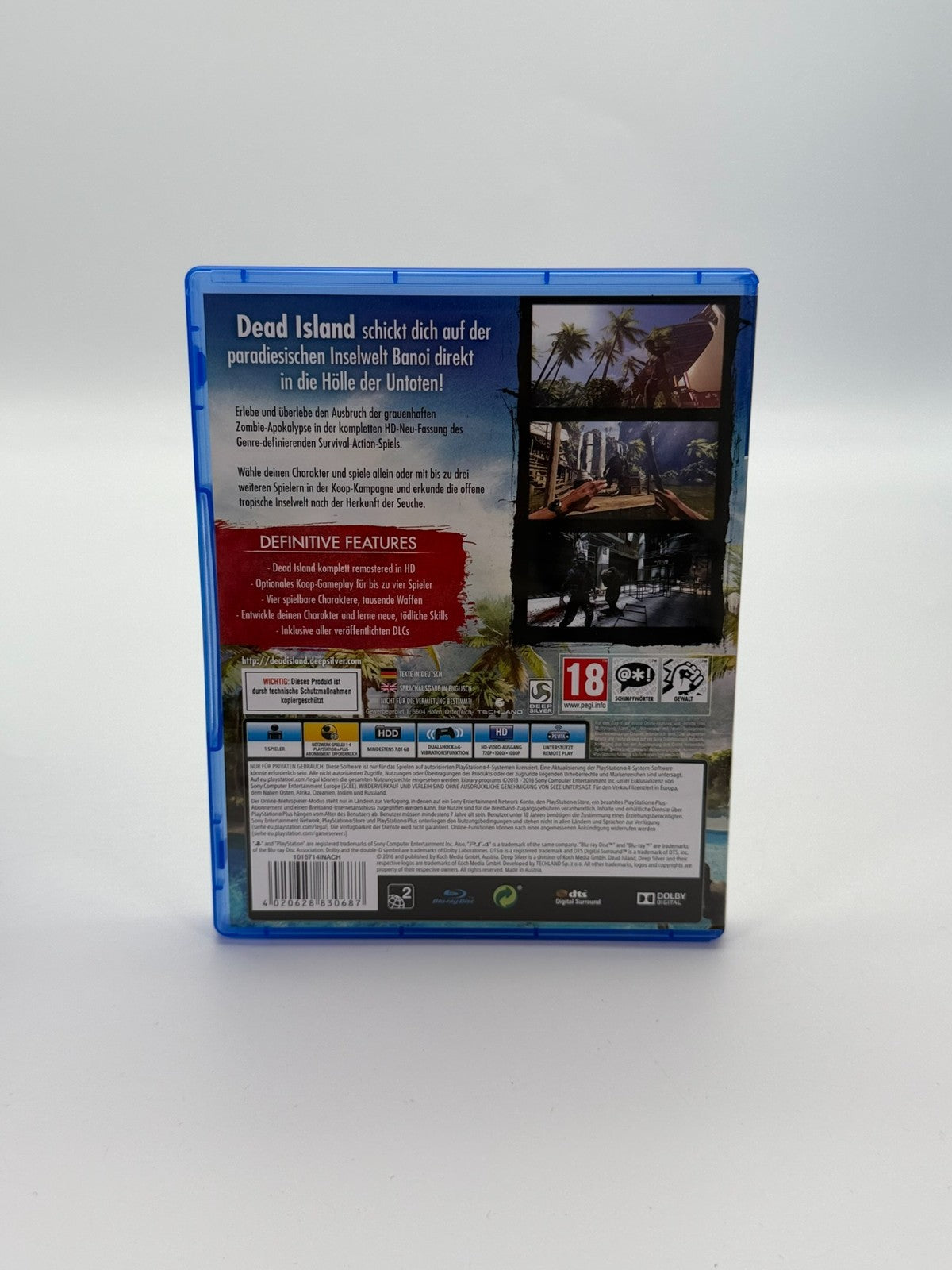 Dead Island Doppelpack Sony Playstation 4 CIB OVP 2 Komplette Spiele