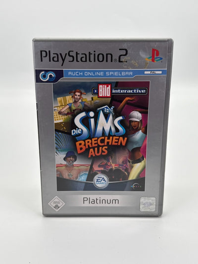 Die Sims brechen aus Sony Playstation 2 guter Zustand CIB OVP