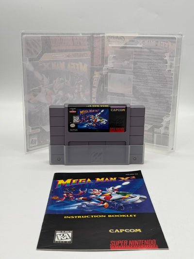 Mega Man X2 Super Nintendo SNES NTSC-U/C guter Zustand Modul + Anleitung