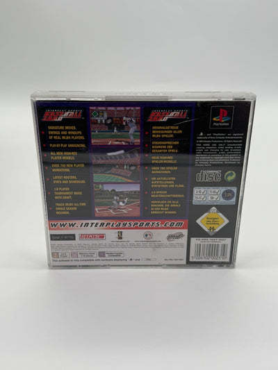 Interplay Sports Baseball 2000 Sony Playstation 1 bon état CIB Boîte