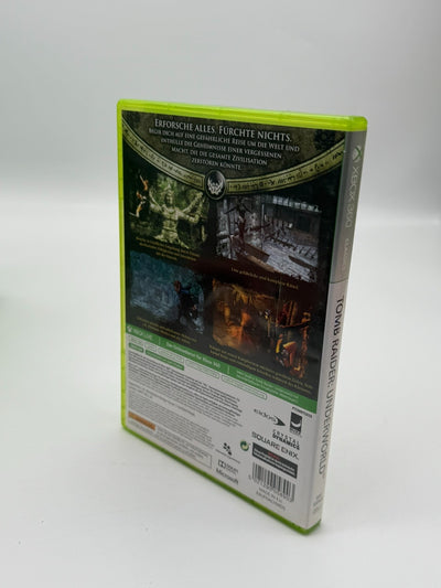 Tomb Raider Underworld Microsoft XBox 360 Très bon état CIB Boîte d'origine