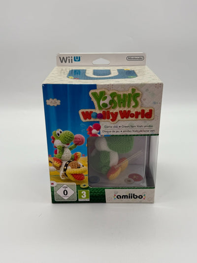 Yoshi's Woolly World - Amiibo Figur Bundle Nintendo Wii U Neu OVP CIB
