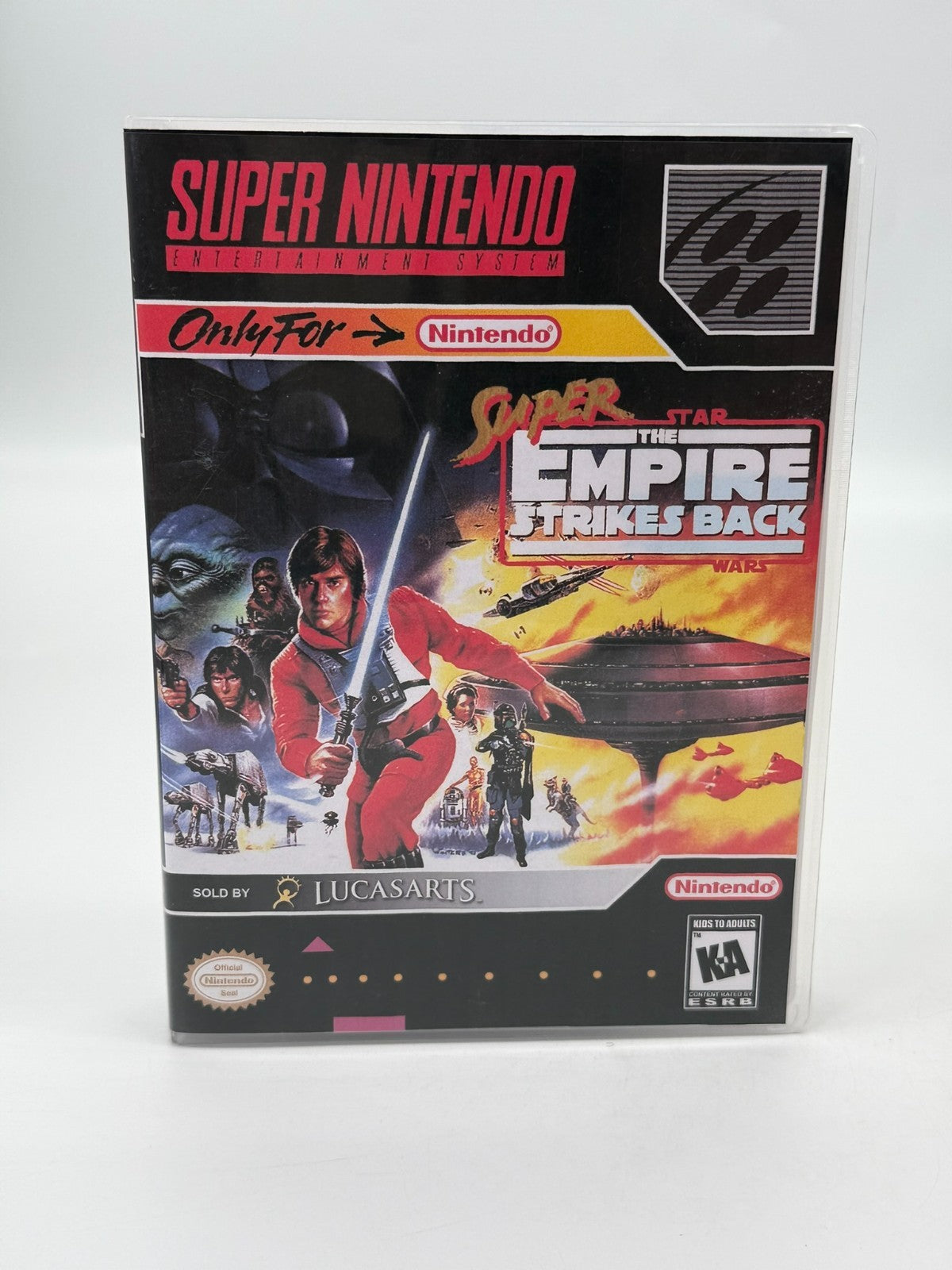 Super Star Wars The Empire Strikes Back Super Nintendo SNES NTSC-U/C