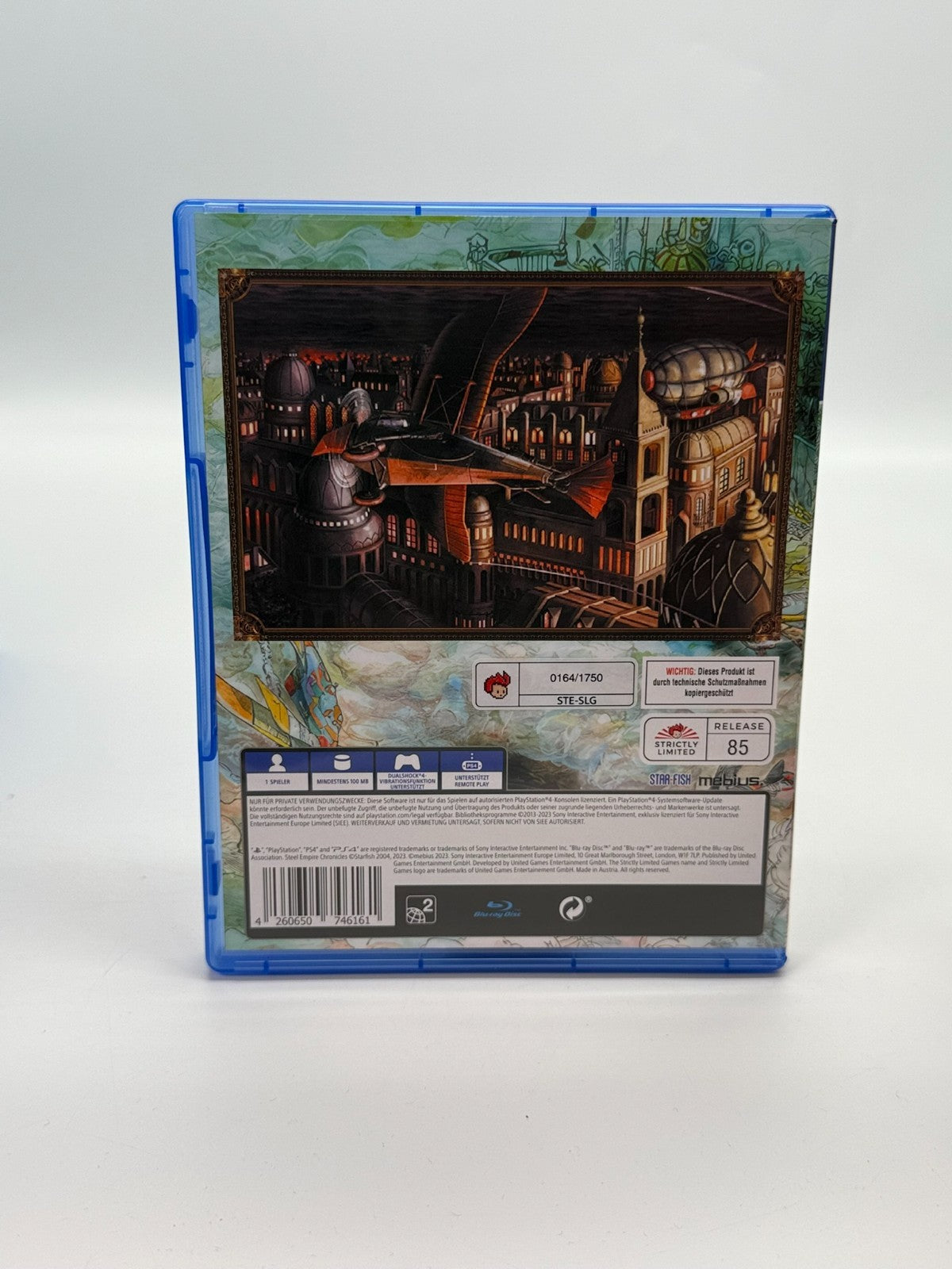 Steel Empire Chronicles Sony Playstation 4 Neuwertiger Zustand CIB OVP