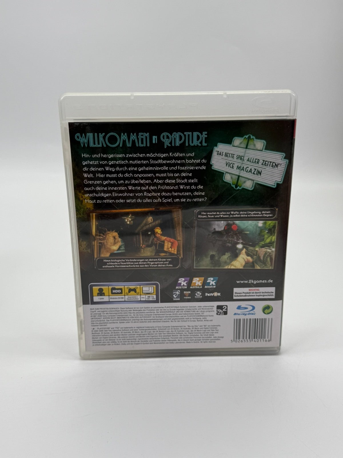 Bioshock Sony Playstation 3 guter Zustand CIB OVP