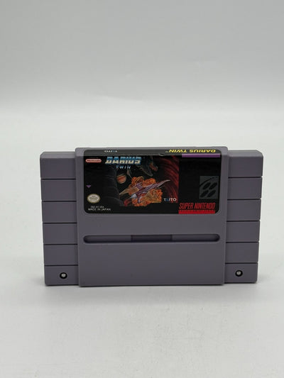 Darius Twin Super Nintendo SNES NTSC-U/C bon état Cartouche + Boîte