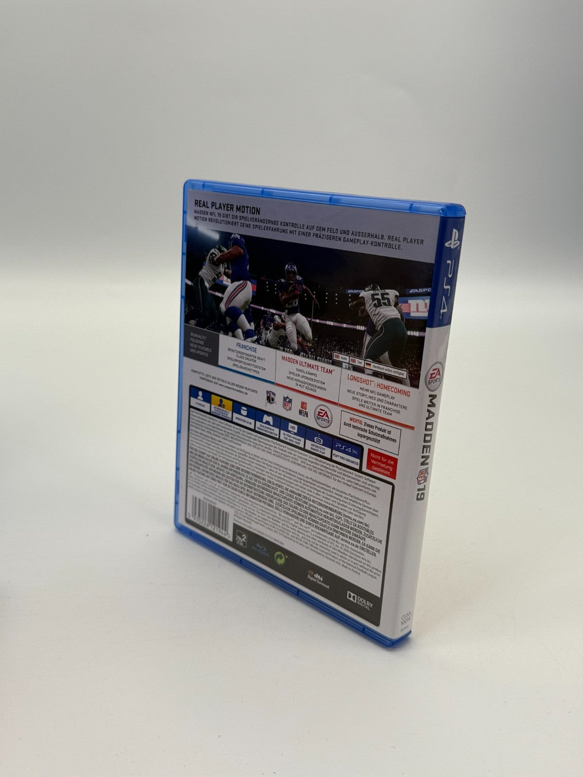 Madden NFL 19 Sony Playstation 4 Sehr guter Zustand CIB OVP