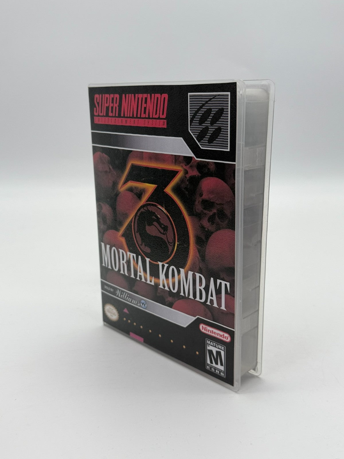 Mortal Kombat 3 Super Nintendo SNES NTSC-U/C Manual and Cartridge