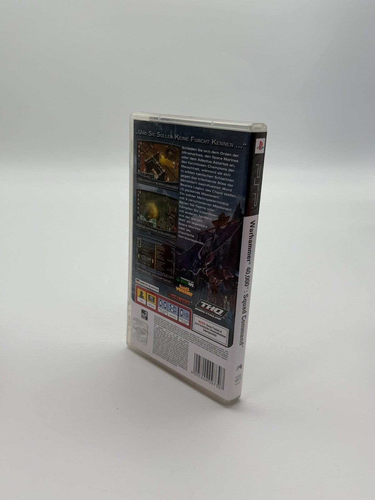 Warhammer 40.000 Squad Command Sony PSP guter Zustand CIB OVP