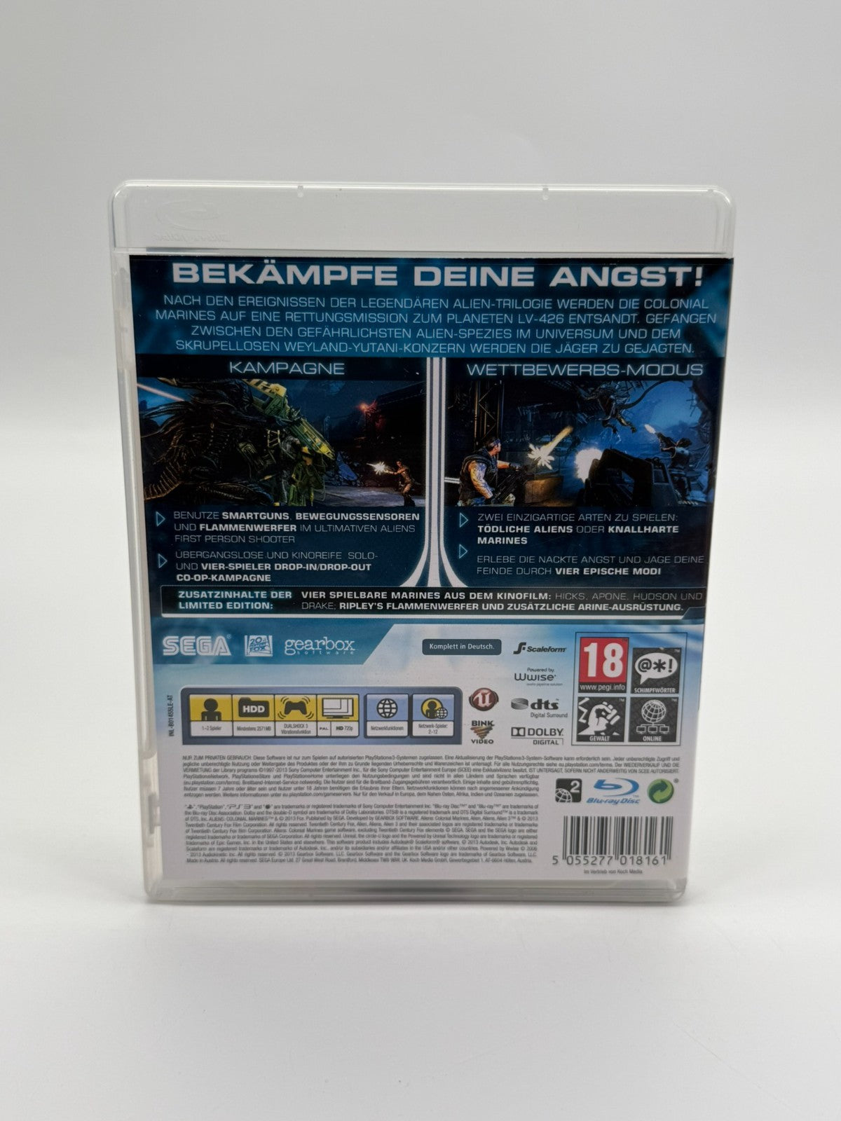 Aliens Colonial Marines Sony Playstation 3 Condition Very good - Like new CIB OVP