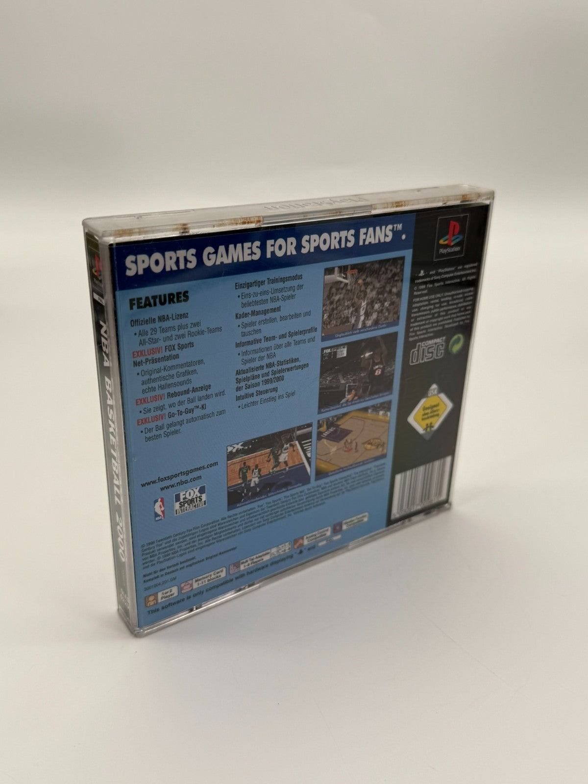 NBA Basketball 2000 Sony Playstation 1 guter Zustand CIB OVP