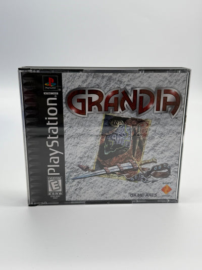 Grandia Sony Playstation 1 NTSC U/C bon - très bon état CIB Boîte