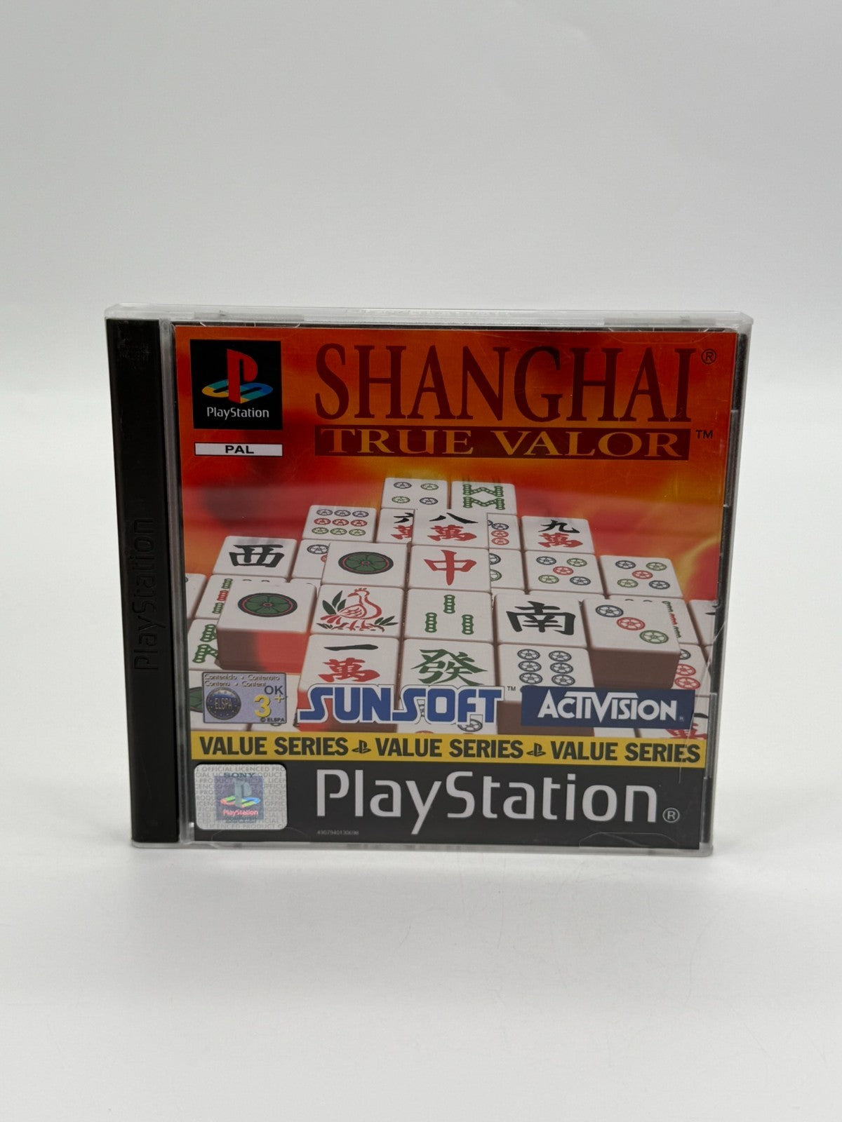 Shanghai True Valor Sony Playstation 1 guter Zustand CIB OVP