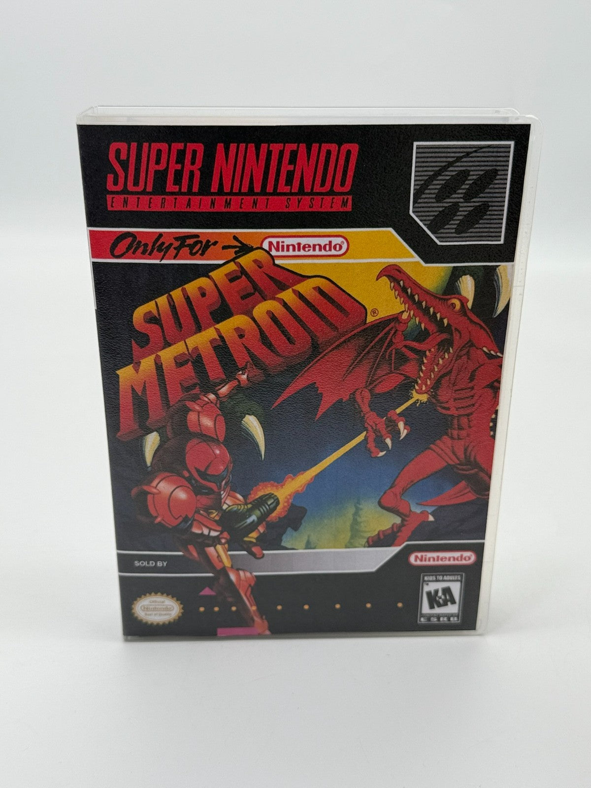 Super Metroid Super Nintendo SNES NTSC-U/C good condition manual + cartridge