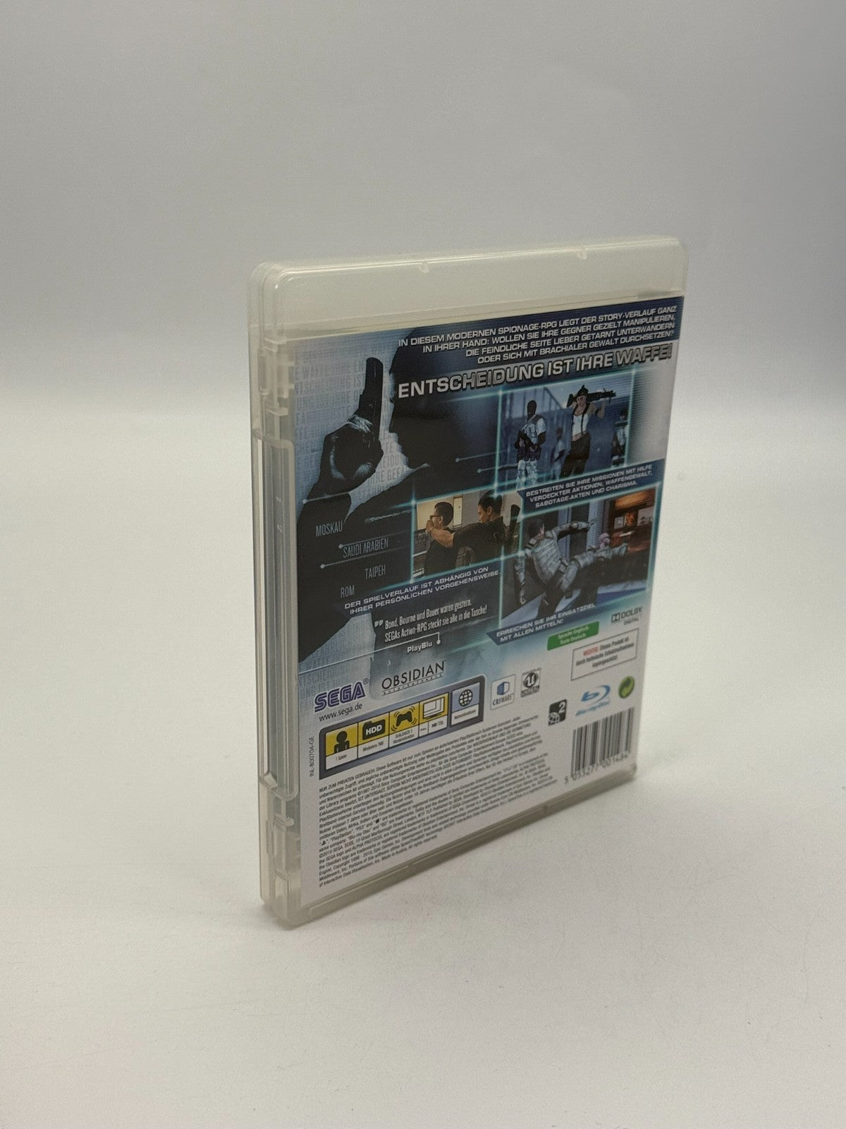 Alpha Protocol Sony Playstation 3 Very good condition CIB