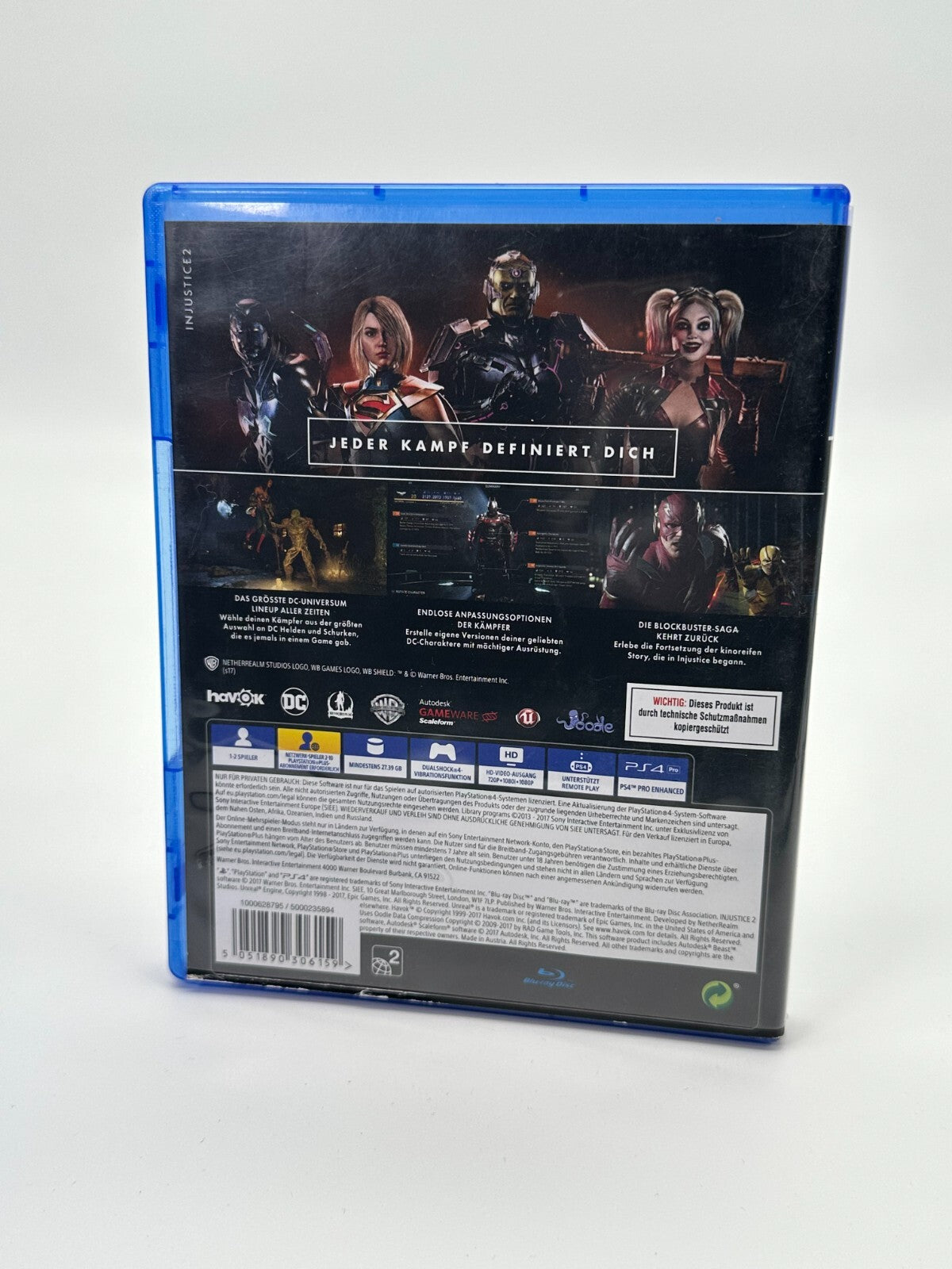 Injustive 2 Sony Playstation 4 PS4 guter Zustand