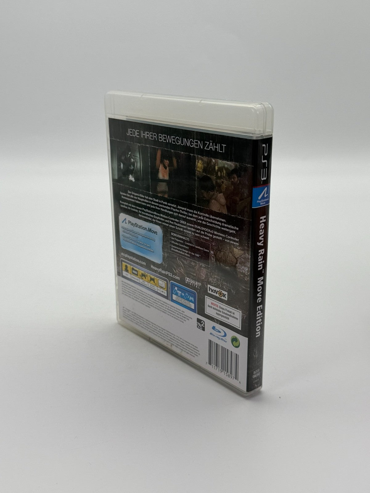 Heavy Rain Move Edition Sony Playstation 3 Sehr guter Zustand CIB OVP