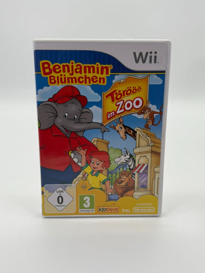 Benjamin Blümchen Törööö im Zoo Nintendo Wii guter Zustand CIB OVP
