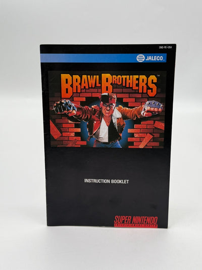 Brawl Brothers Super Nintendo SNES NTSC-U/C gut - Sehr gut Modul + Anleitung