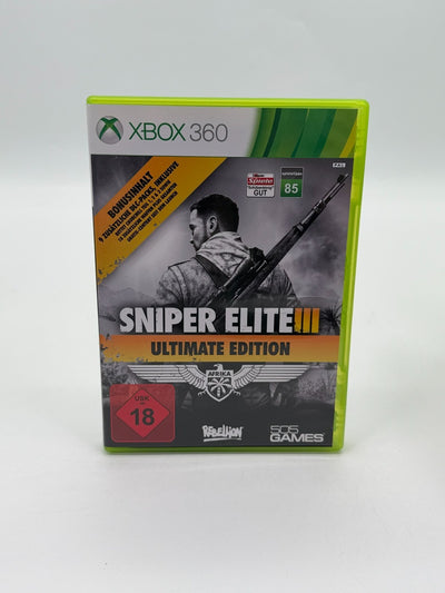 Sniper Elite III Ultimate Edition Microsoft XBox 360 guter Zustand CIB OVP