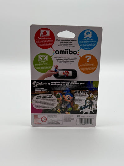Splatoon Garçon Inkling Amiibo 3DS Wii U Switch Neuf & Inutilisé