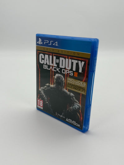 Call Of Duty Black Ops III Gold Edition Sony Playstation 4 guter Zustand CIB EN