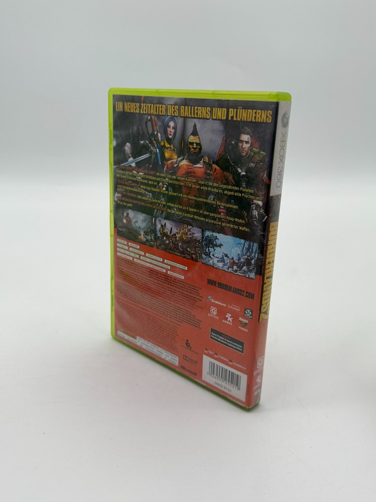 Borderlands 2 Microsoft XBox 360 guter Zustand CIB OVP