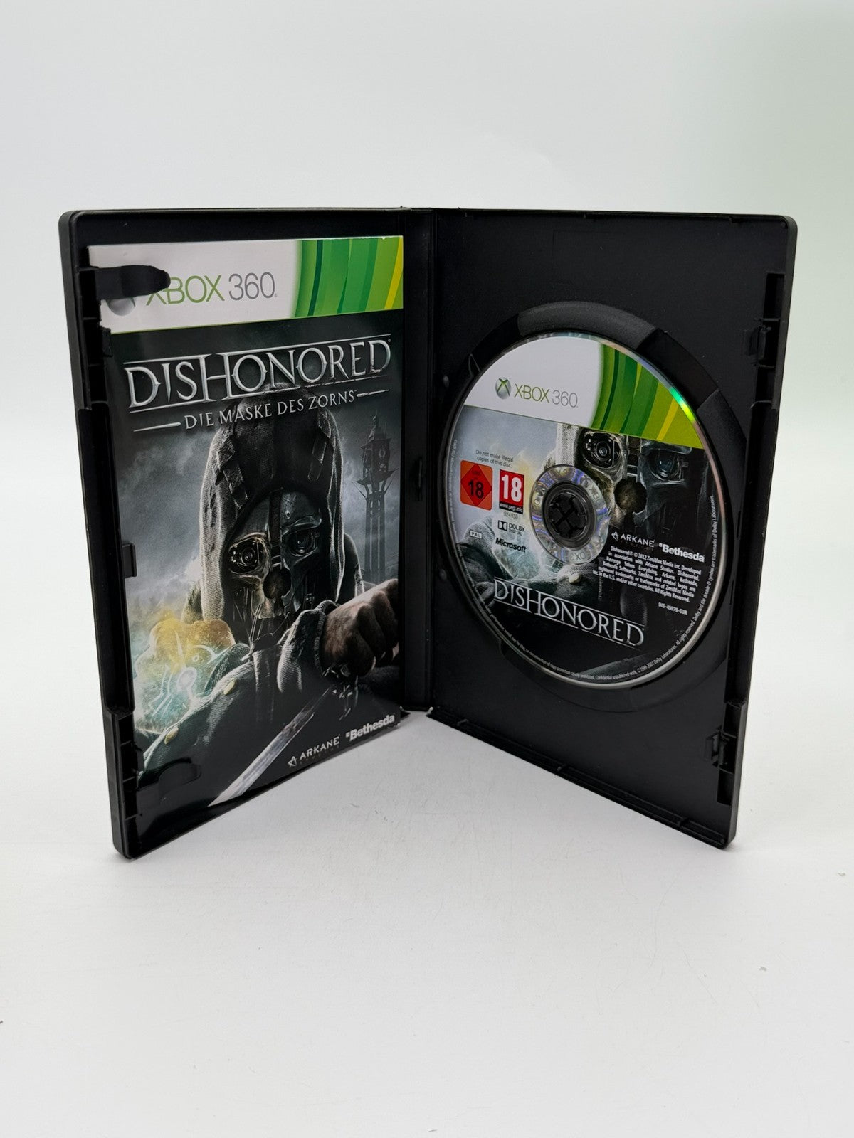 Dishonored Die Maske Des Zorns Microsoft XBox 360 guter Zustand CIB OVP