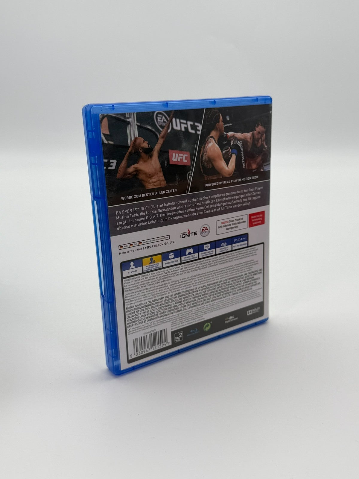 UFC 3 Sony Playstation 4 good condition CIB OVP