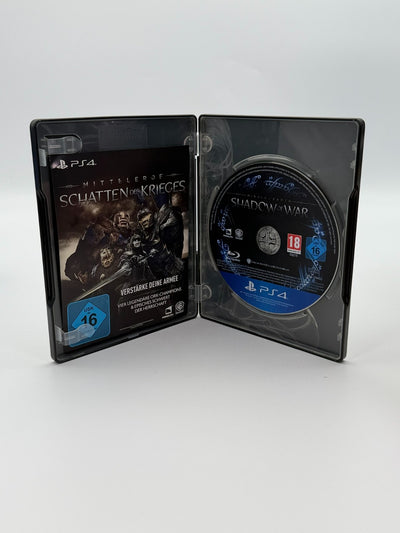 Middle Earth Shadow Of War Steelbook Playstation 4 guter Zustand mit Spiel