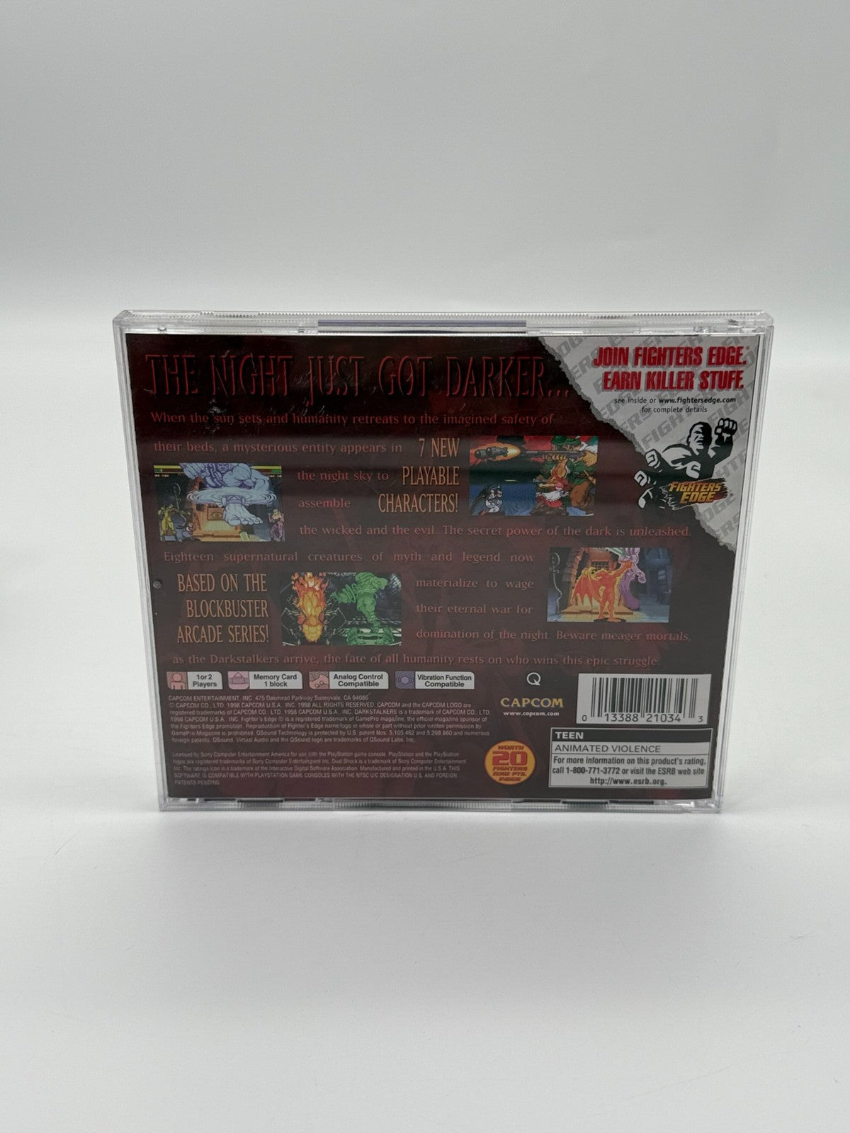 Darkstalkers 3 Sony Playstation 1 NTSC-U/C guter Zustand CIB OVP