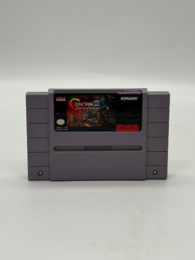 Contra III The Alien Wars Super Nintendo SNES NTSC-U/C Modul + Anleitung Gut