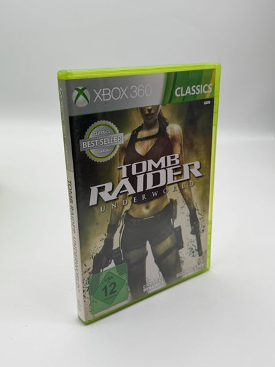Tomb Raider Underworld Microsoft XBox 360 Très bon état CIB Boîte d'origine