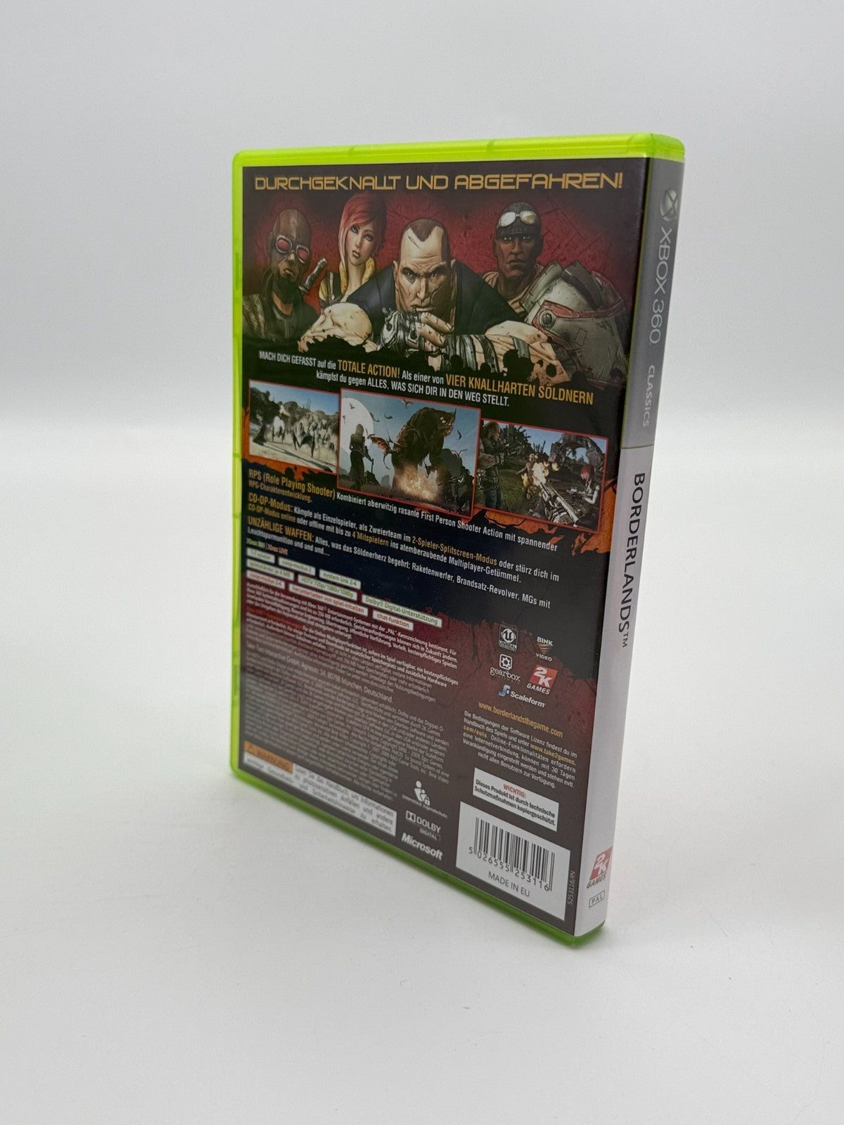 Borderlands Microsoft XBox 360 État neuf CIB OVP