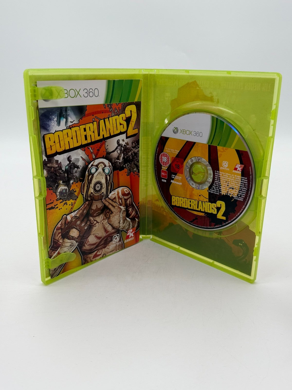 Borderlands 2 Microsoft XBox 360 guter Zustand CIB OVP