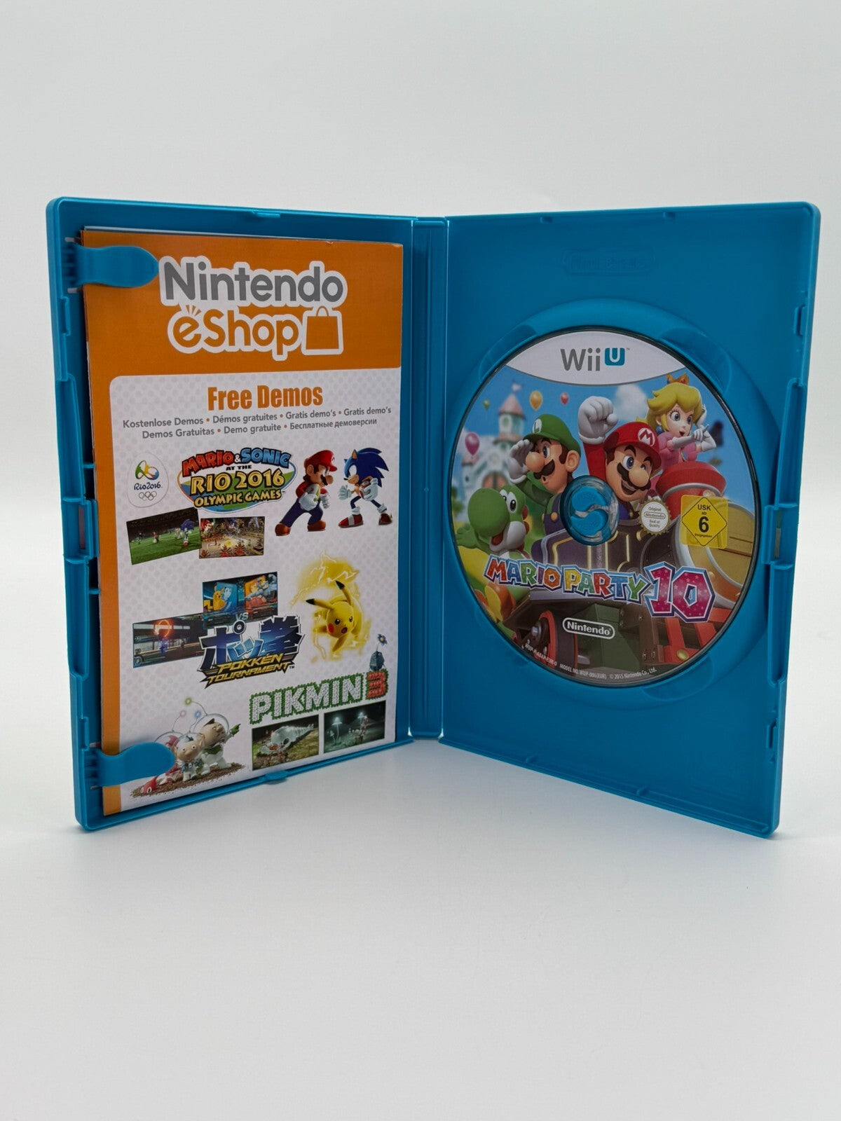 Mario Party 10 Nintendo Wii U Comme neuf CIB Boîte d'origine