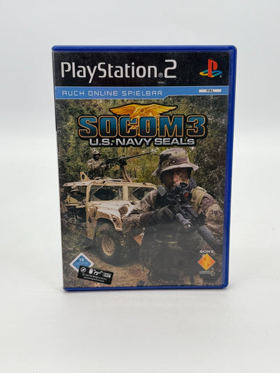 SOCOM 3 U.S. Navy SEALs Sony Playstation 2 Akzeptabler Zustand OVP