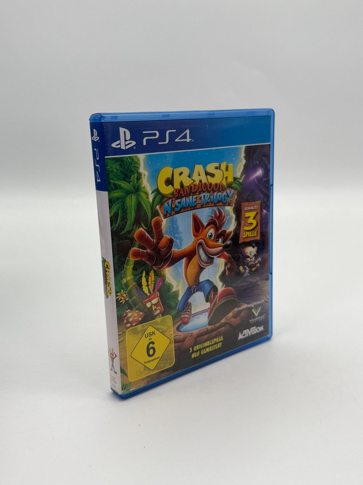 Crash N-Sane Trilogy Sony Playstation 4 Très bon état Emballage d'origine
