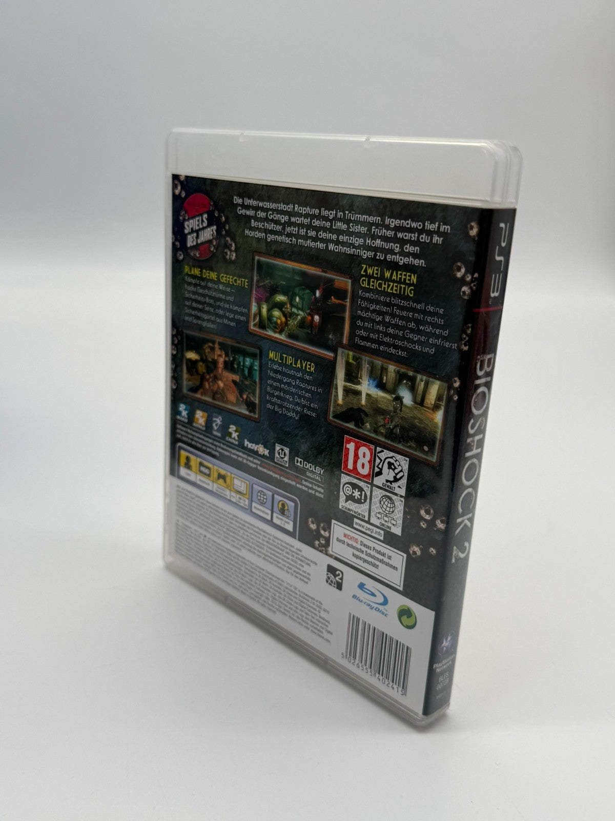 Bioshock 2 Sony Playstation 3 Très bon état CIB OVP