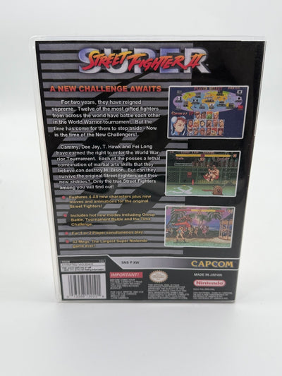 Super Street Fighter II Super Nintendo SNES NTSC-U/C guter Zustand