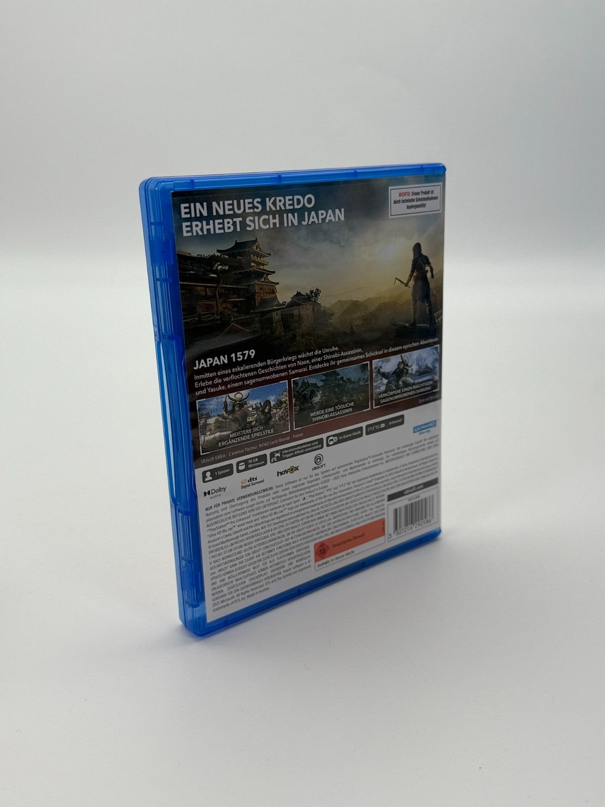 Assassins Creed Shadows Sony PlayStation 5 Good Condition CIB OVP