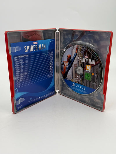 Spider Man + Steelbook Sony Playstation 4 Très bon état CIB OVP