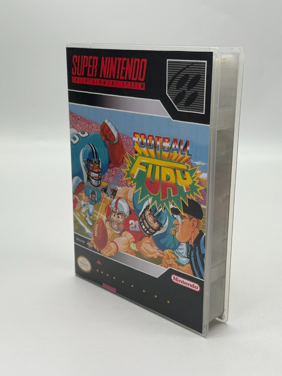 Football Fury Super Nintendo SNES NTSC-U/C bon - très bon cartouche + notice