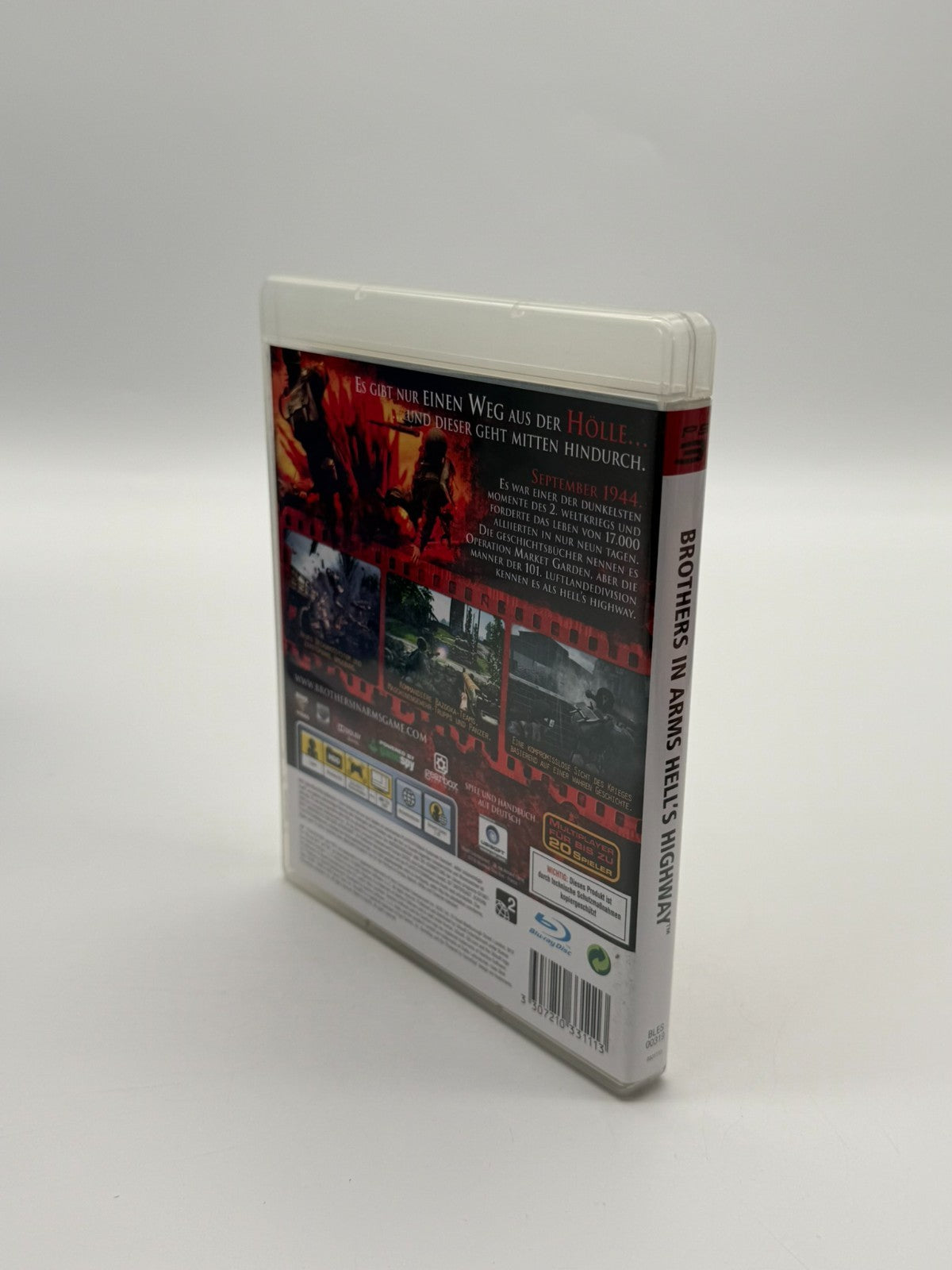 Brothers In Arms Hells Highway Sony Playstation 3 Très bon état CIB OVP